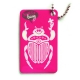 swiss bug (travel tag), pink